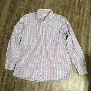 ~Michael Kors~ Blue/Pink Button Down